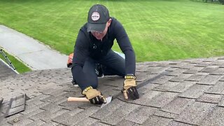 Elk Roof Shingle Repair - Failed Brittleness Test