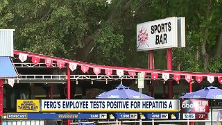 Ferg's Sports Bar employee tests positive for Hepatitis A