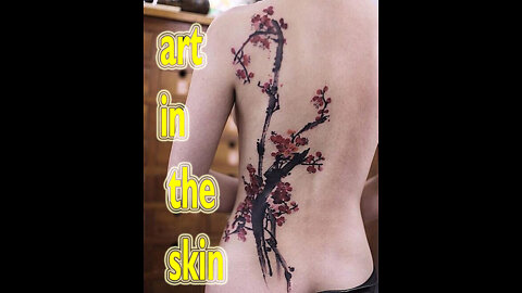 water color style tattoo