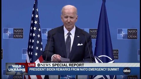 Bidens 2022 NATO speech still packed with false attacks on Donald Trump