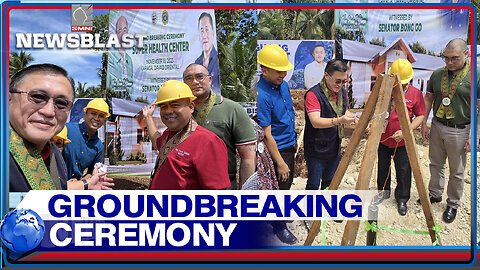 Sen. Bong Go, dumalo sa groundbreaking ceremony ng Super Health Center