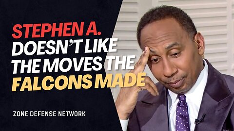 Stephen A. Smith questions the Atlanta Falcons' free agency and draft #nfldraft #nfl #espn #shorts