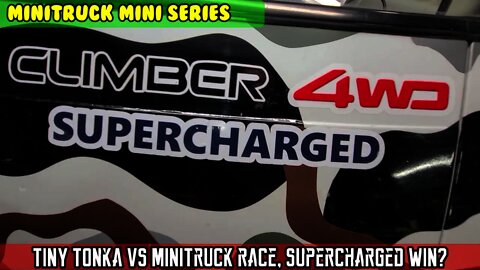 Mini-Truck (SE06 E05) Tiny Tonka VS MiniTruck RACE. SC win? Boost/Vac gauge AMR300 SC