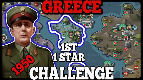 💥 1-STAR CHALLENGE GREECE 1950 FULL WORLD CONQUEST💥