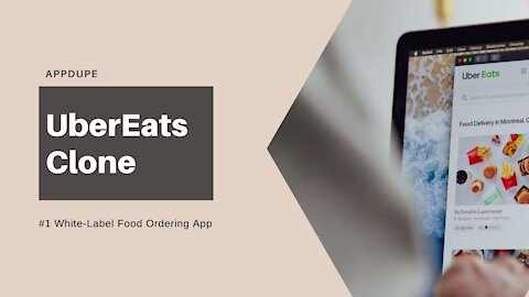 UberEats Clone | #1 White-Label Food Ordering App | Appdupe