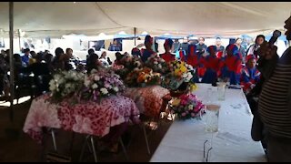 funeral service for three children who by their father (videos) (Ubi)