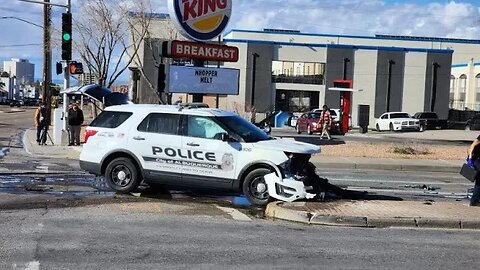 Officer involved collision