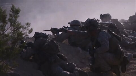 Marines Conduct Platoon Attacks on Range 410A #Shorts