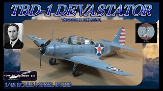 Building The Great Wall Hobby 1/48 Scale TBD-1 Devastator Torpedo Bomber