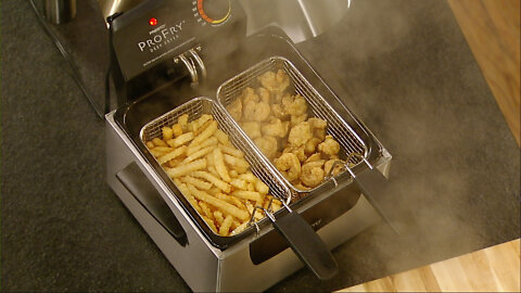 Presto® Dual Basket ProFry™ electric deep fryer