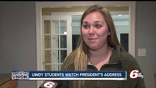 What UIndy students thought of the State of the Union speech