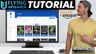 Print on Demand Niche Research Tutorial (w/ Flying Research)
