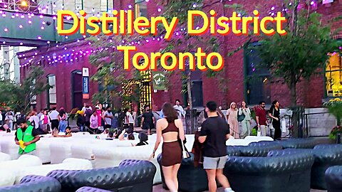 【4K】Distillery District Toronto Canada 🇨🇦