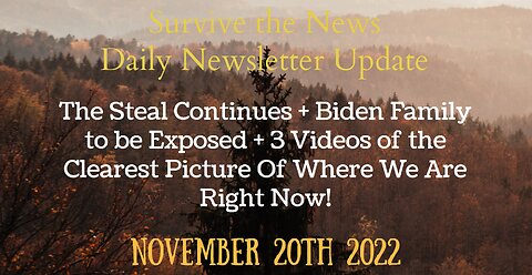 Biden Family to be Exposed + 3 Videos of the Clearest Picture Of Where We Are Right Now!