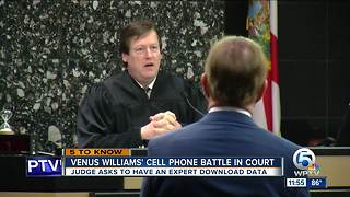 Venus Williams' cell phone battle in court