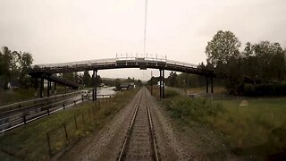 TRAIN DRIVER'S VIEW: Autumn has arrived. Ål - Bergen (Aal - Bergen)