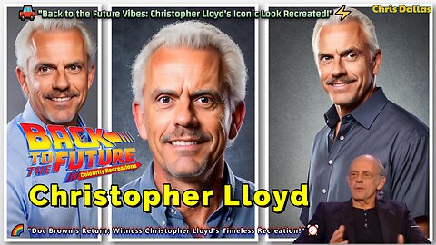 🌟 Back To The Future Unveild: The Christopher Lloyd Transformation You Can't Miss!" 🚀