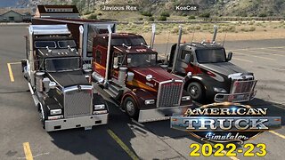 American Truck Simulator - Convoy from Guymon OK to Cody WY