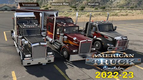 American Truck Simulator - Convoy from Guymon OK to Cody WY