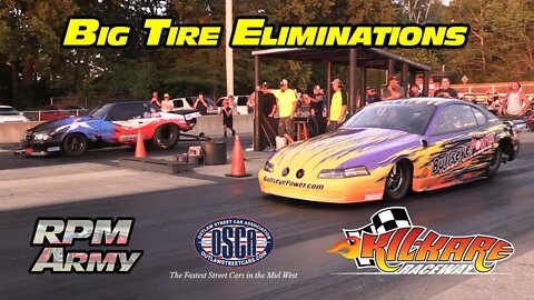 Big Tire Eliminations Outlaw Drag Racing OSCA at Kil Kare Raceway