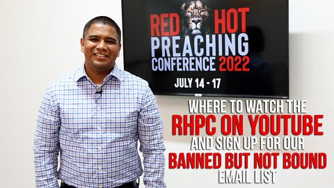 Where to Watch the RHPC on YouTube & Sign Up For Our Banned But Not Bound Email List!