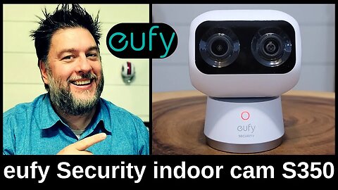 eufy Indoor Cam S350. Dual Camera Indoor security camera. Pet cam Nanny cam [539]