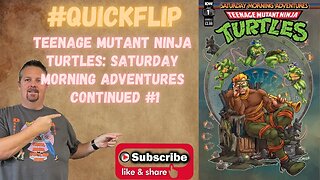 Teenage Mutant Ninja Turtles: Saturday Morning Adventures Continued #1 IDW #QuickFlip Review shorts