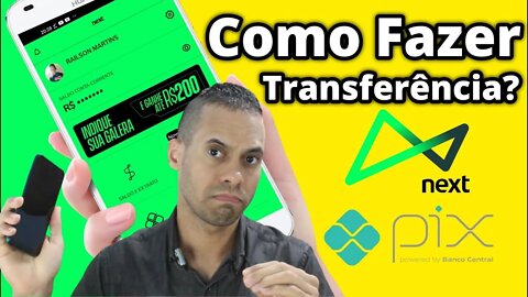 Como Fazer Transferência por Pix no Banco Next