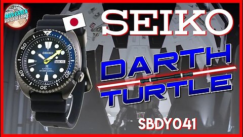 The Dark Side! | Seiko Prospex Darth Turtle SBDY041 Unbox & Review