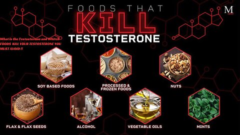 FOODS KILL YOUR TESTOSTERONE YOU MUST AVOID !!