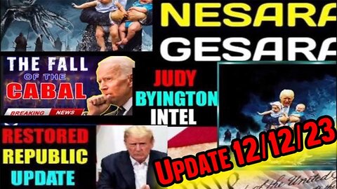 Judy Byington: EBS Alert! The Great Awakening Unfolds! Special Intel Report 12/12/23