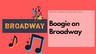Piano Adventures Lesson Book 1 - Boogie on Broadway