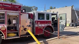 TFD responds to warehouse fire, Stone blocked off in both directions