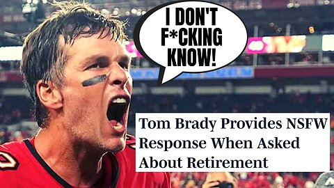Tom Brady Gets PISSED When Asked About His Future | Will He Retire FOR GOOD This Time?