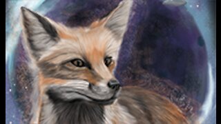 Fox Digital Painting Time lapse