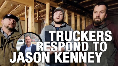 RAW: Alberta border blockading truckers respond to Premier Kenney