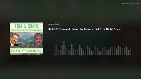 07.01.23 Tom and Shane 3hr Commercial Free Radio Show