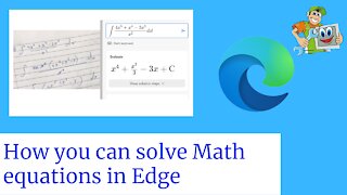 Maths Solver in Edge