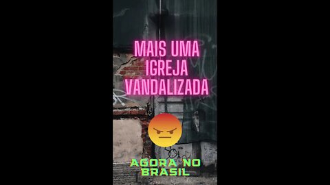 Mais uma Igreja vandalizada: marginais sairam quebrando imagens #shorts