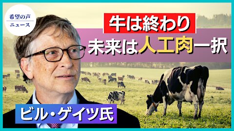 ビル・ゲイツ氏：世界は人工肉へシフトすべき【希望の声ニュース/hope news】