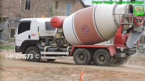 Excavator Dump Trucks Motor Grader Compactor Busy Working On Toll Road Construction