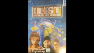Heist Board Game (2019, Megableu / University Games) -- What's Inside