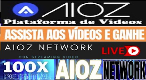 【AIOZ Tube Network】Ganhe Criptomoedas Assistindo Vídeos | Pagando Muitas Moedas AIOZ | Renda Extra