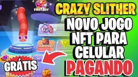 CRAZY SLITHER O NOVO JOGO NFT E UMA FURADA OU NÃO VEJA ISSO