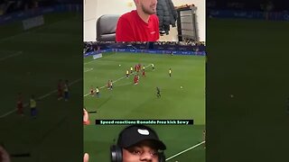 ISHOWSPEED reacts to RONALDO'S Free kick