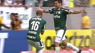 Gol de Gustavo Gómez - Botafogo 0 x 1 Palmeiras - Narração de José Manoel de Barros