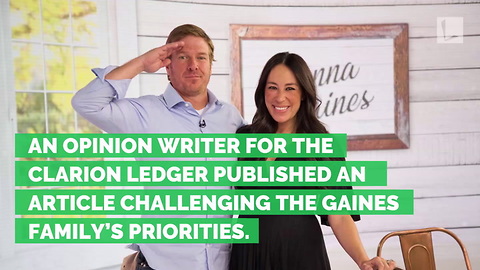 Chip Gaines Shuts Down Writer Who Calls Out His & Joanna’s Family Values
