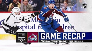 NHL Game Recap: Avalanche vs Kings 5 - 1