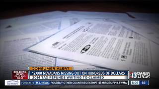 12,000 Nevadans have unclaimed tax refunds from 2014