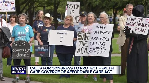 Calls for Congress to protect health care coverage of Affordable Care Act